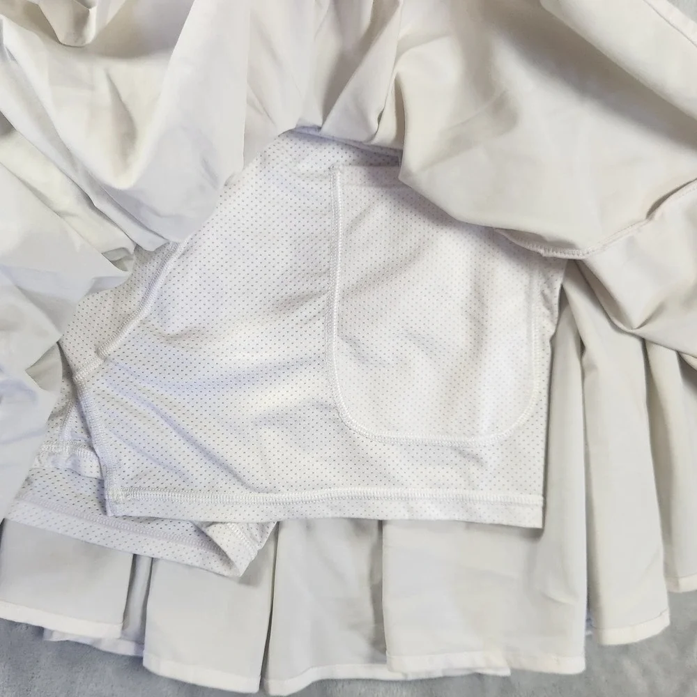 IUGA Pleated Skort Womens Sz‎ M White 20